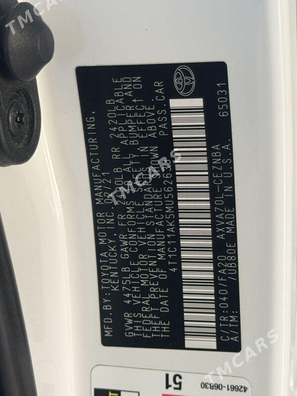 Toyota Camry 2021 - 325 000 TMT - Balkanabat - img 8