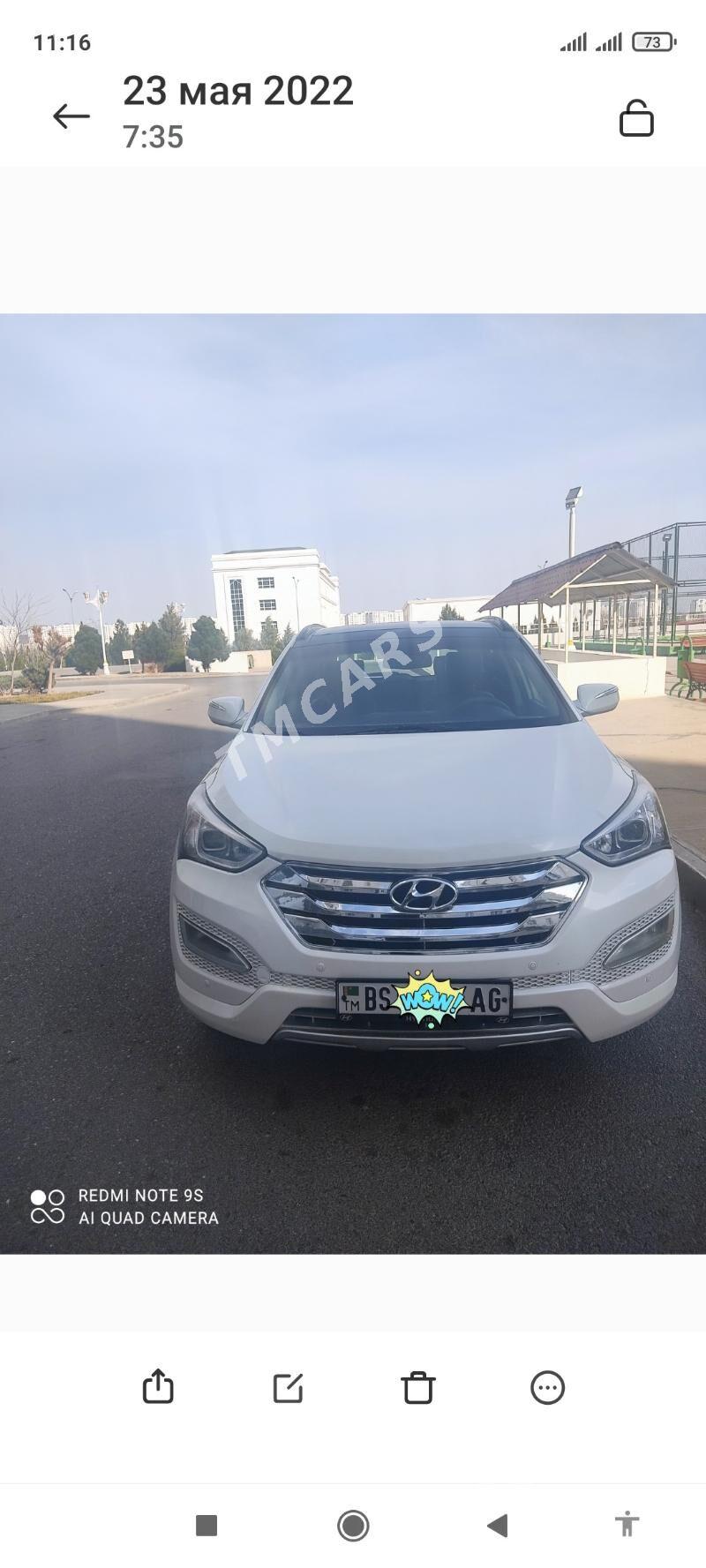 Hyundai Santa Fe 2016 - 235 000 TMT - ул. Московская (10 йыл абаданчылык ш.) - img 4