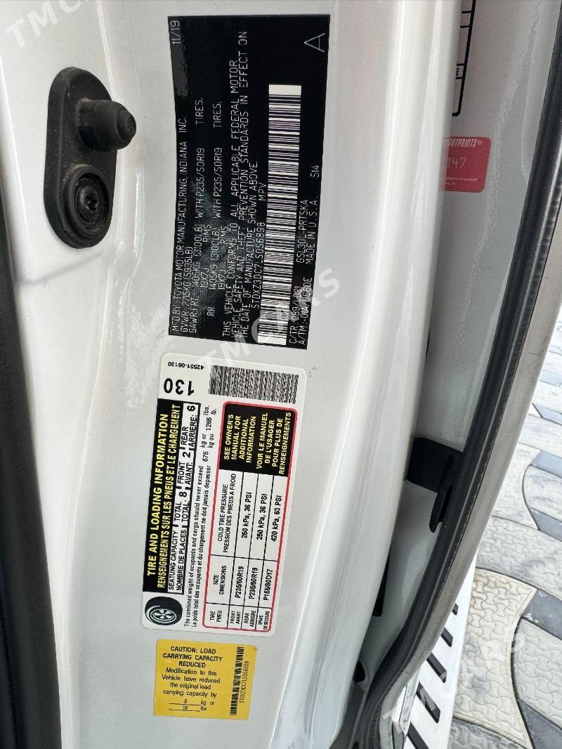Toyota Sienna 2019 - 370 500 TMT - Чоганлы - img 4