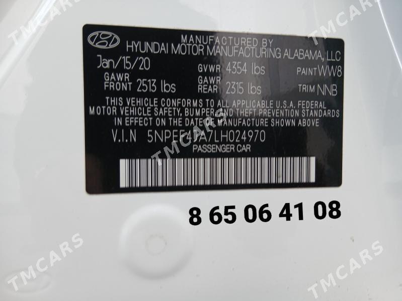 Hyundai Sonata 2020 - 273 000 TMT - Ашхабад - img 3