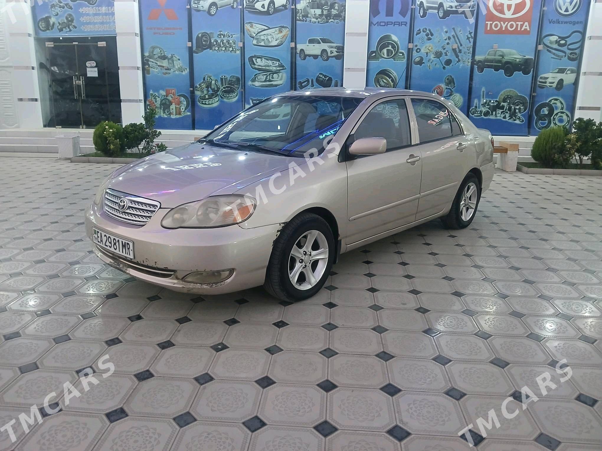 Toyota Corolla 2003 - 113 000 TMT - Векильбазар - img 9