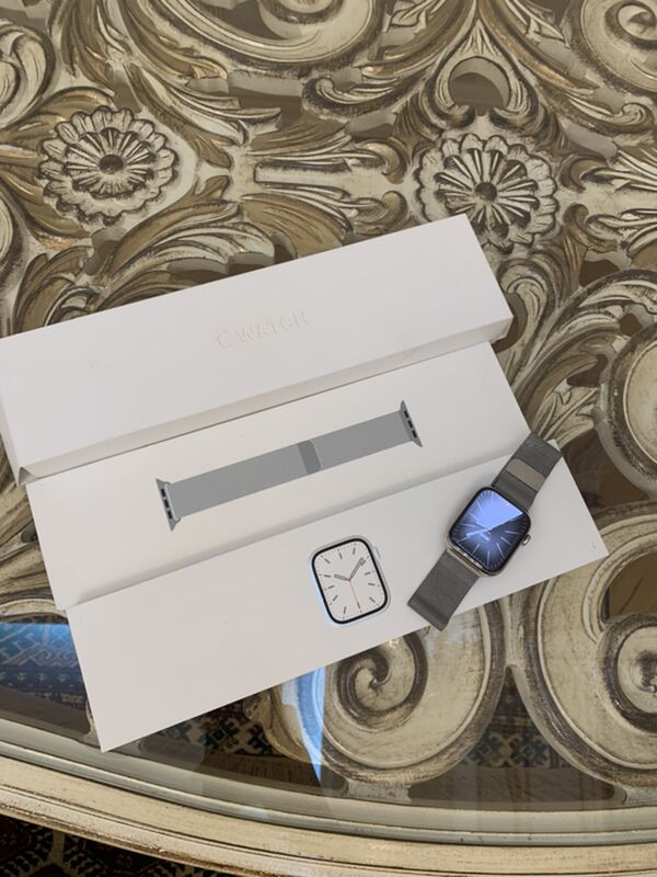 Apple watch 7 stainless steel - Aşgabat - img 2