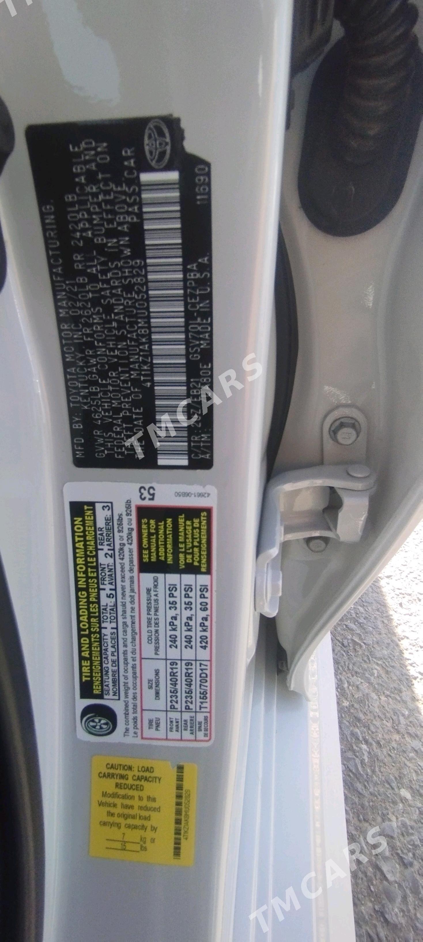 Toyota Camry 2021 - 420 000 TMT - Аркадаг - img 4
