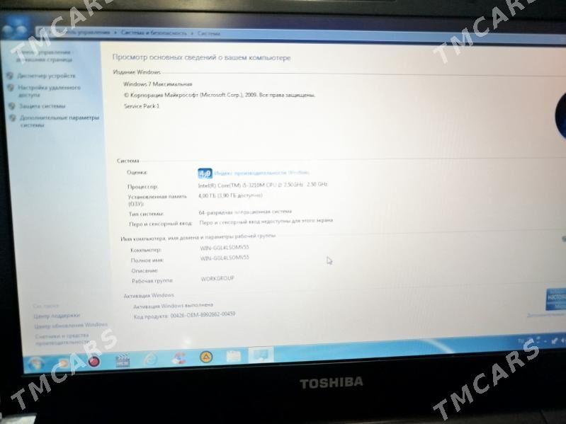 toshiba noutbuk - Aşgabat - img 4