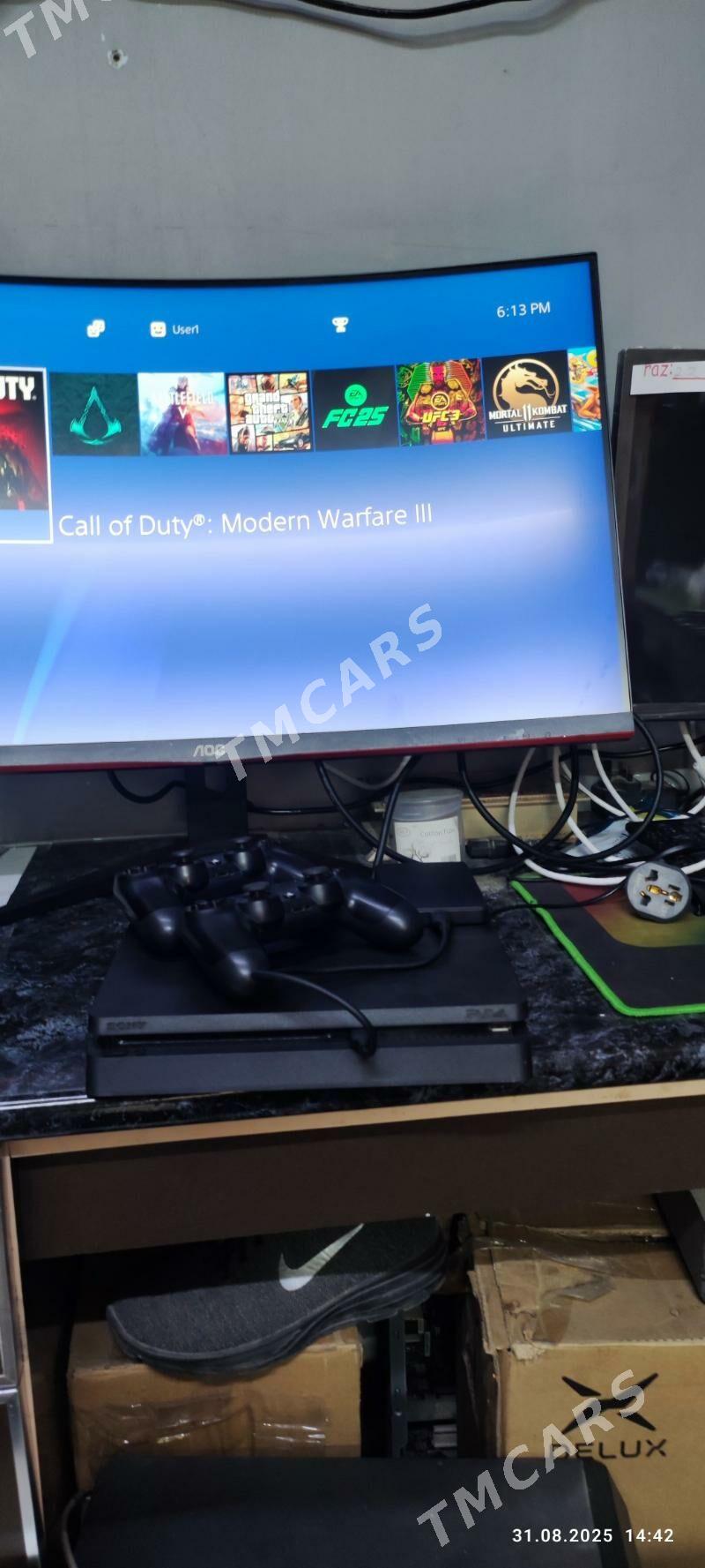 ps4 slim PS4 Playstation4 - Туркменабат - img 2