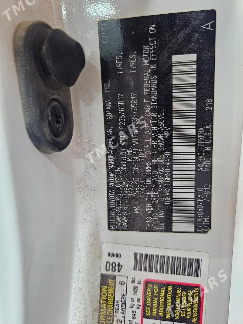 Toyota Sienna 2021 - 270 000 TMT - Мары - img 4