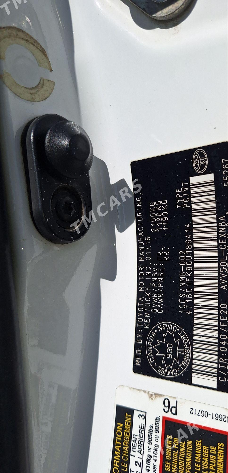 Toyota Camry 2016 - 272 000 TMT - Aşgabat - img 8