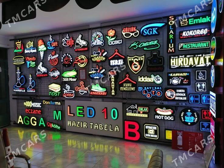 MAHABAT NEON WIZITKA REKLAMA - Ашхабад - img 2