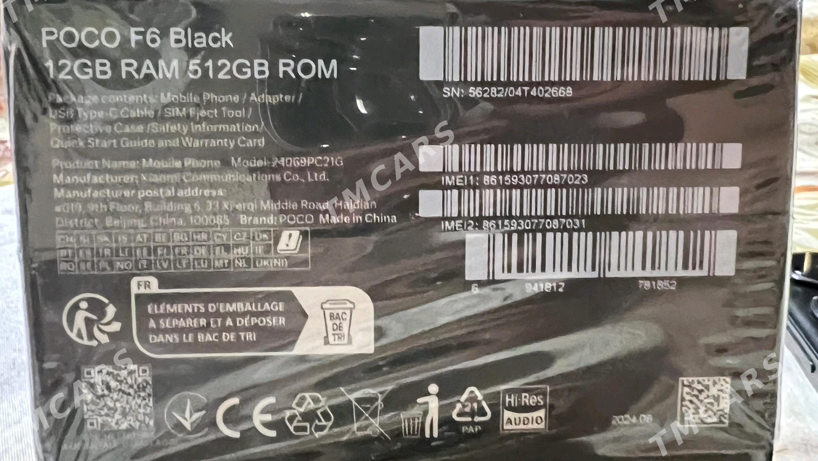 Poco F6 black 12.512 - Daşoguz - img 8