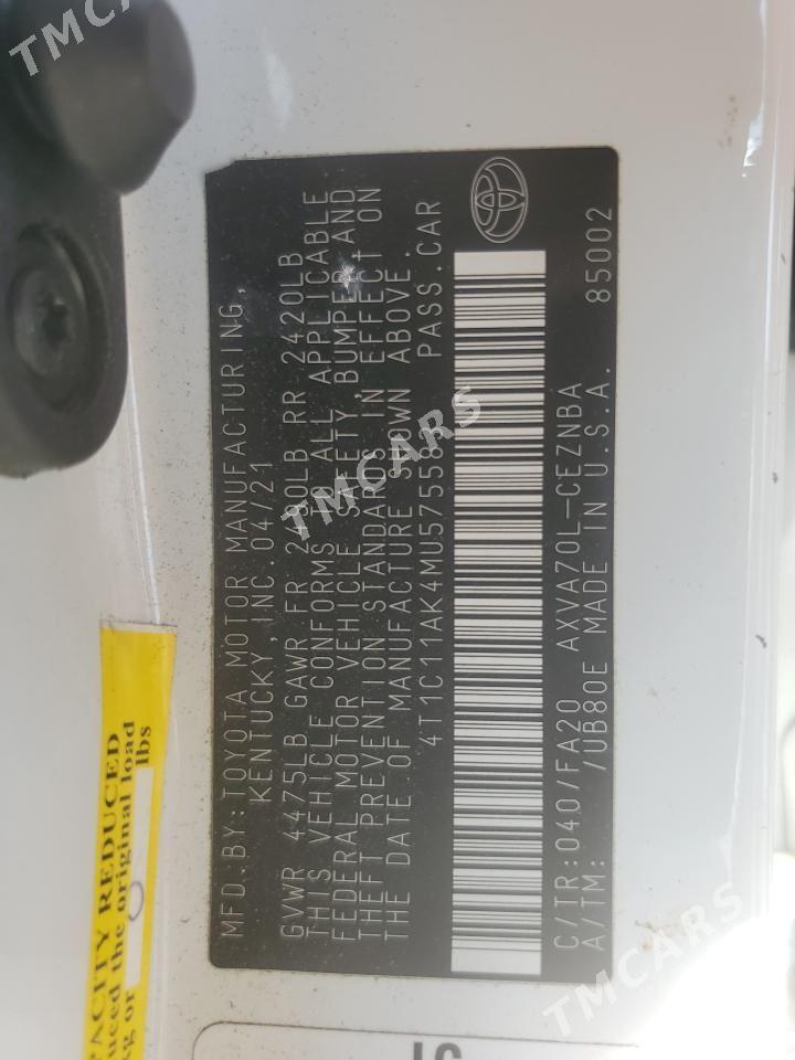 Toyota Camry 2021 - 340 000 TMT - Mary - img 5
