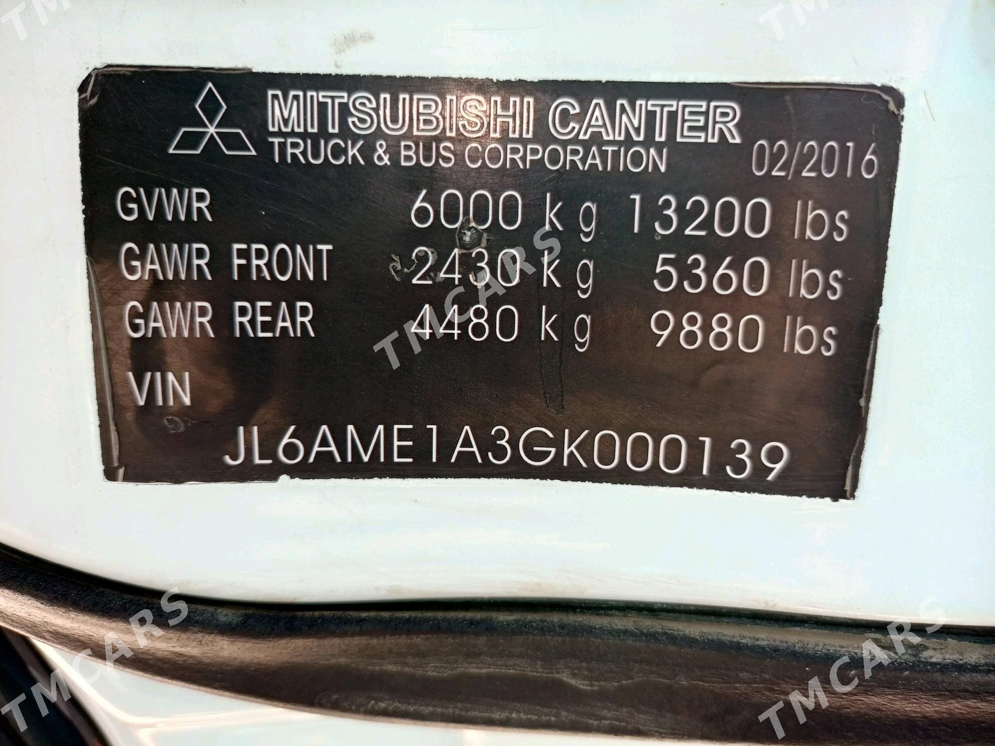 Mitsubishi Canter 2016 - 325 000 TMT - Daşoguz - img 2
