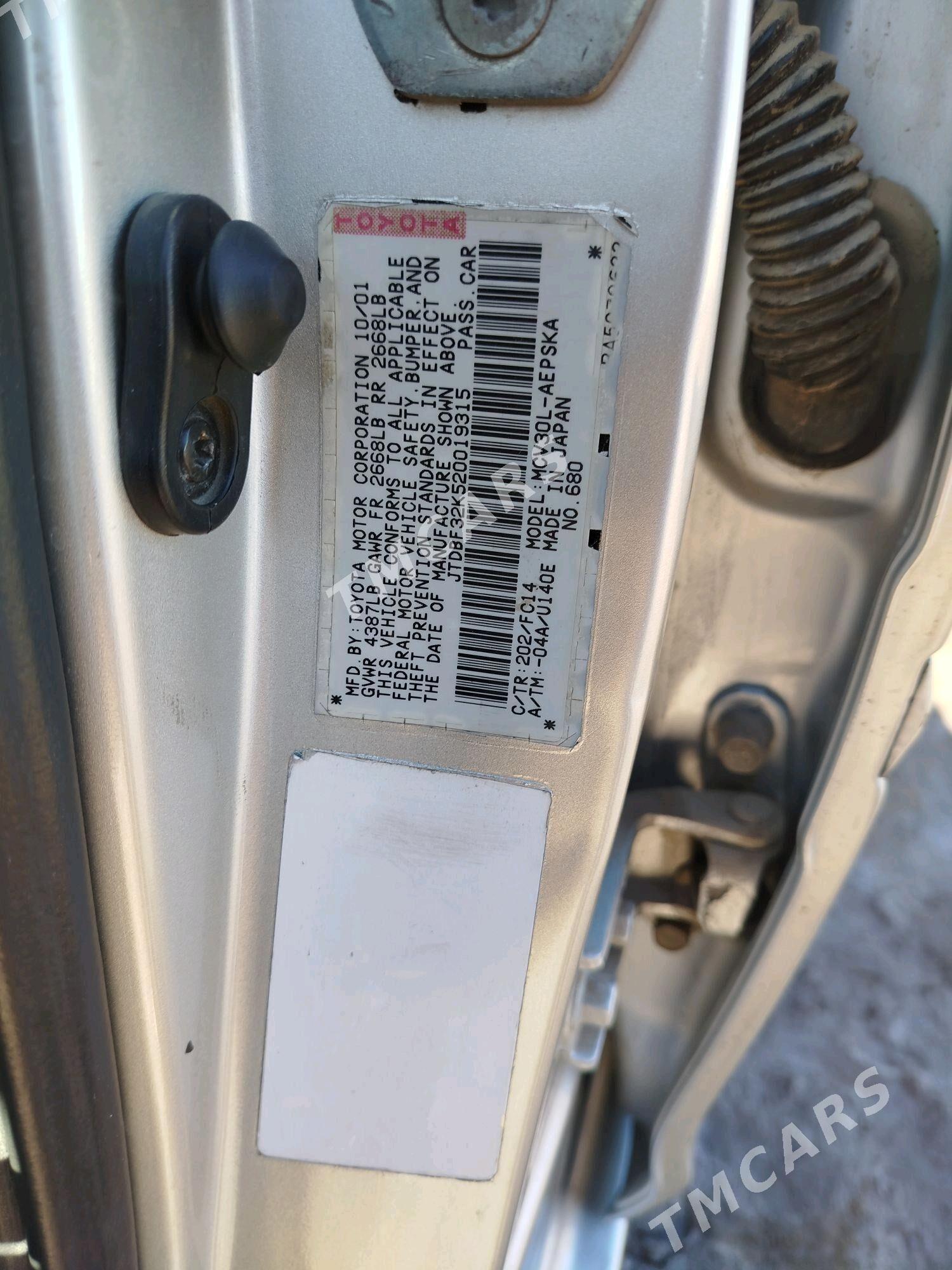 Toyota Camry 2001 - 180 000 TMT - Köneürgenç - img 7