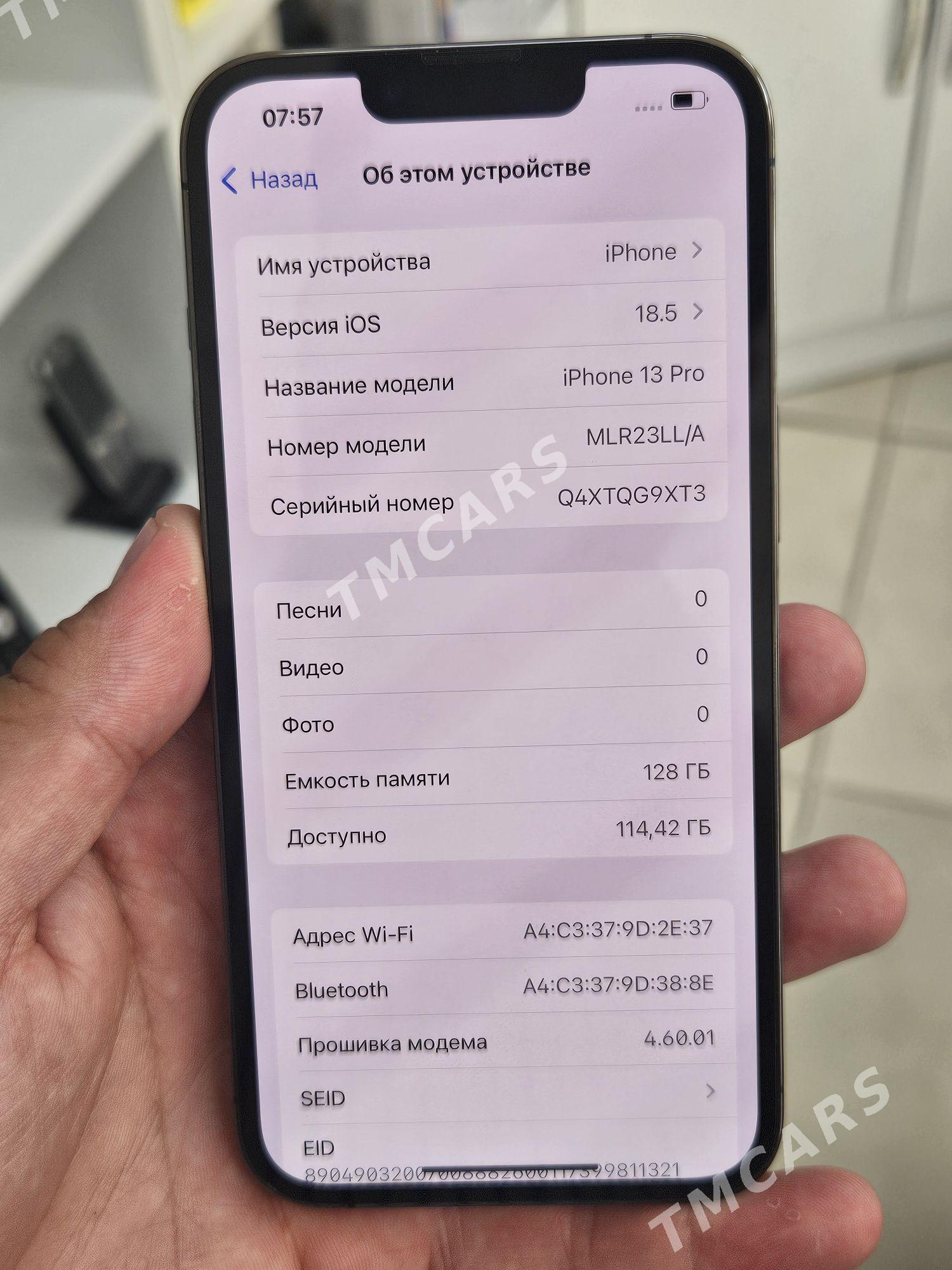 iphone 13pro 85% 128gb - Aşgabat - img 4