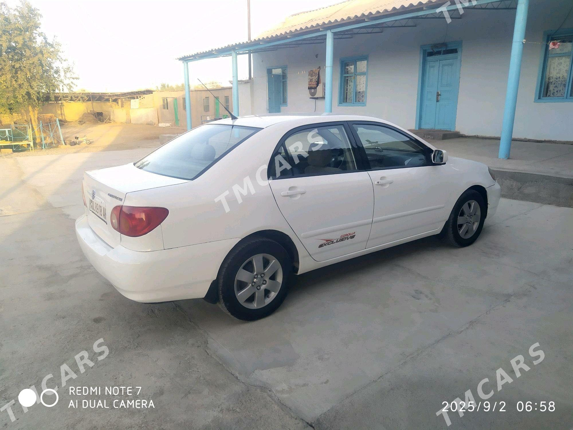 Toyota Corolla 2003 - 122 000 TMT - Tejen - img 3