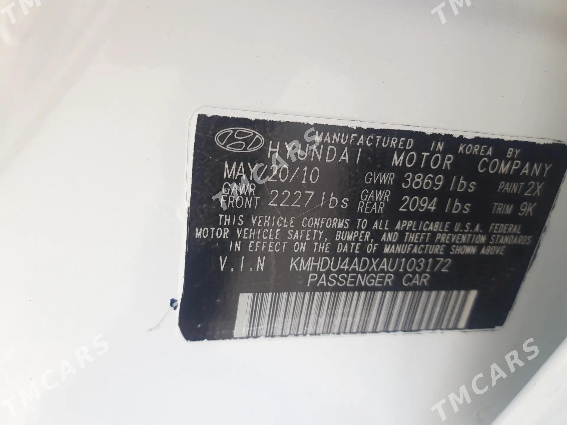 Hyundai Elantra 2010 - 127 000 TMT - Ашхабад - img 2