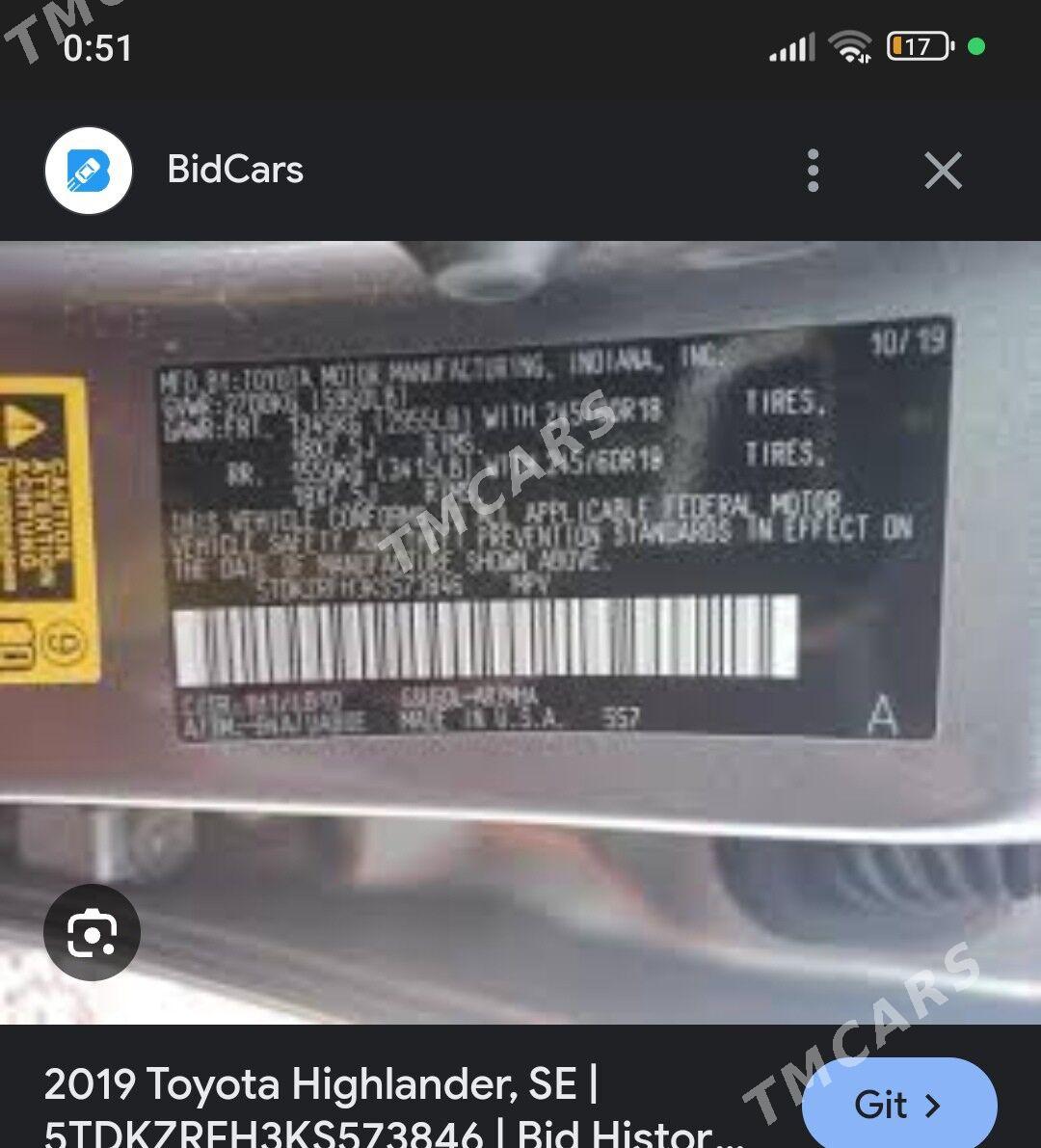 Toyota Highlander 2019 - 450 000 TMT - Мары - img 6