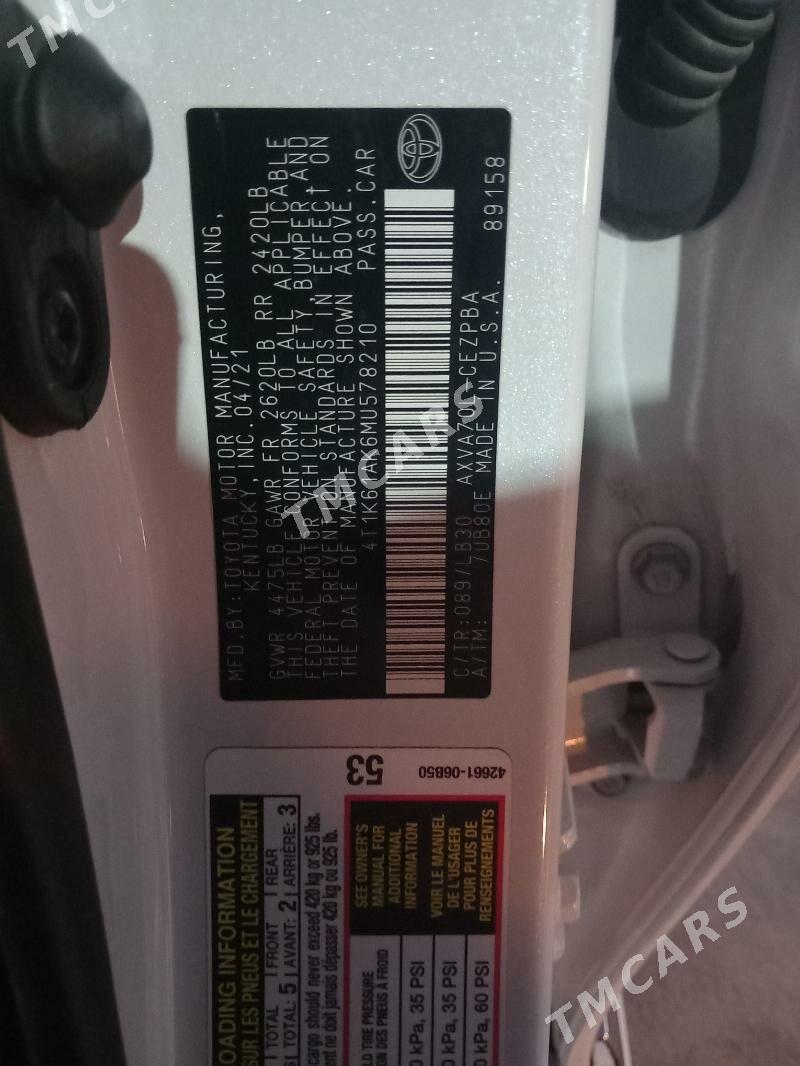 Toyota Camry 2021 - 375 000 TMT - Wekilbazar - img 9