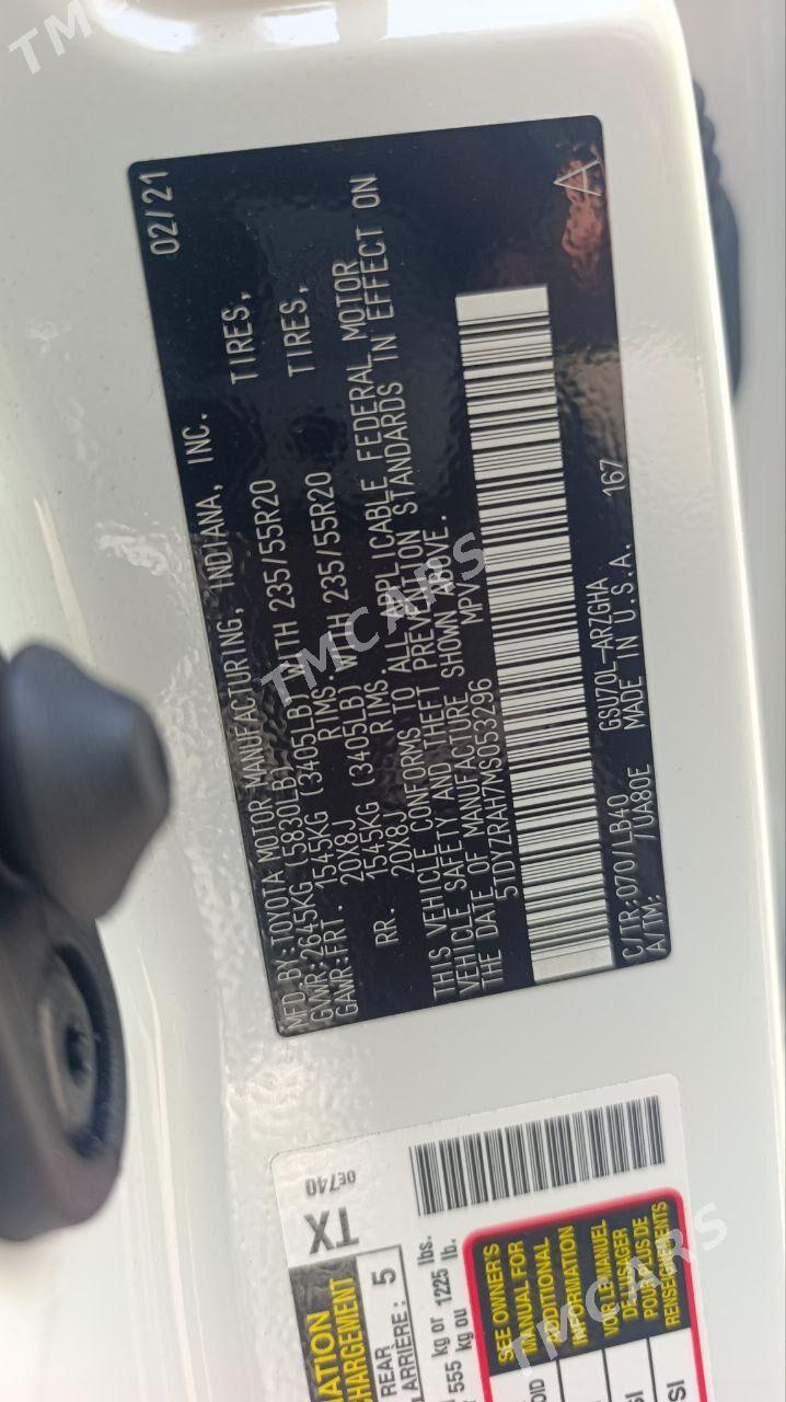 Toyota Highlander 2021 - 675 000 TMT - Ашхабад - img 10