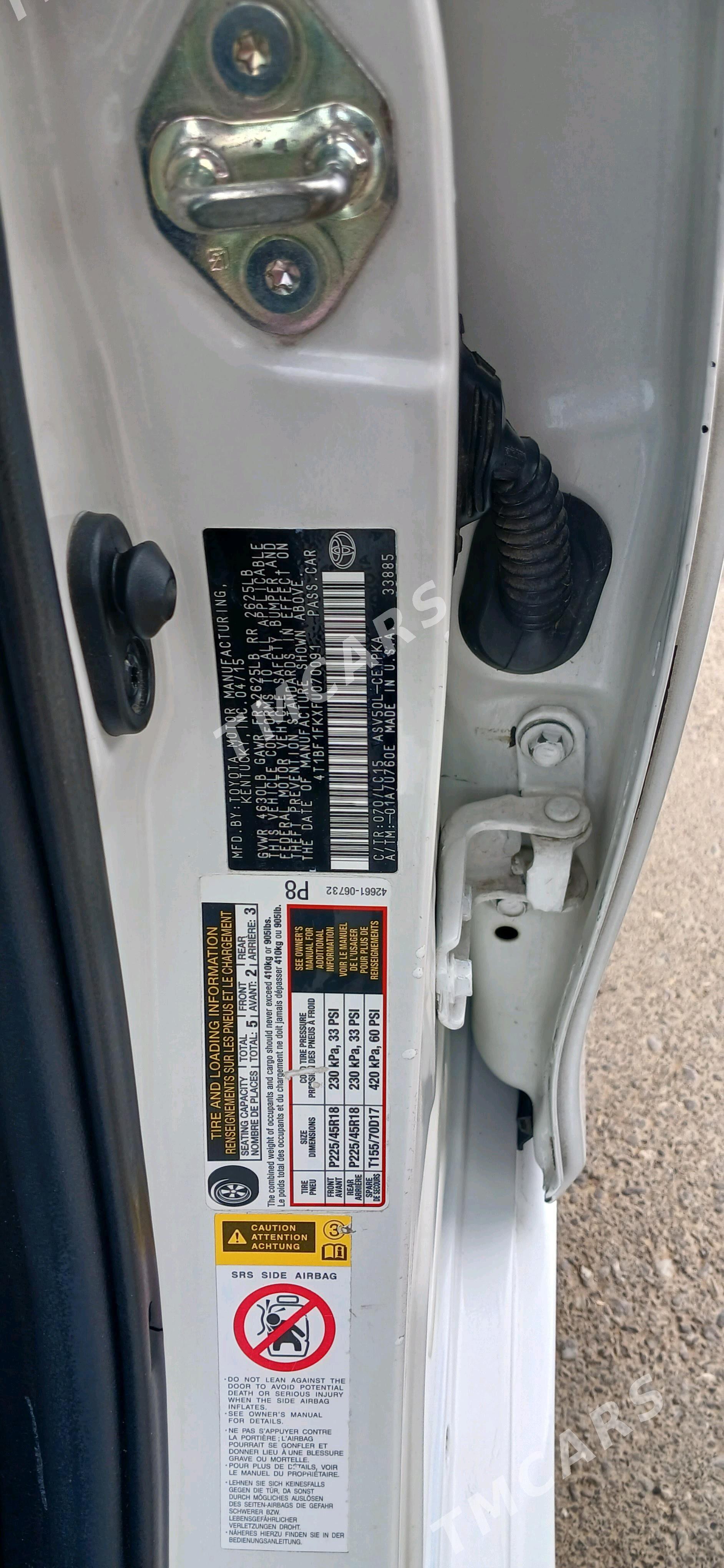 Toyota Camry 2015 - 260 000 TMT - Aşgabat - img 2