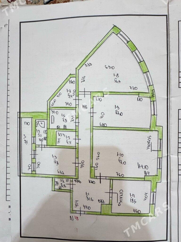Maskowski 4komnat 210m² - Moskowskiý köç. (10 ýyl abadançylyk şaýoly) - img 7