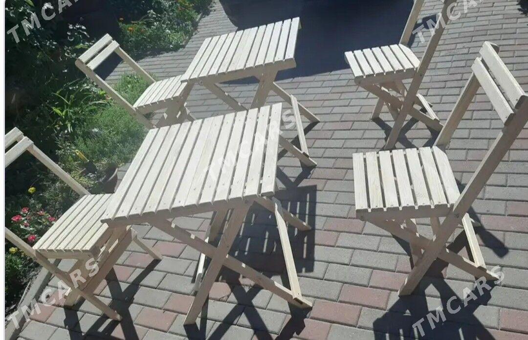Ýygnalýan stol stul - Мары - img 3