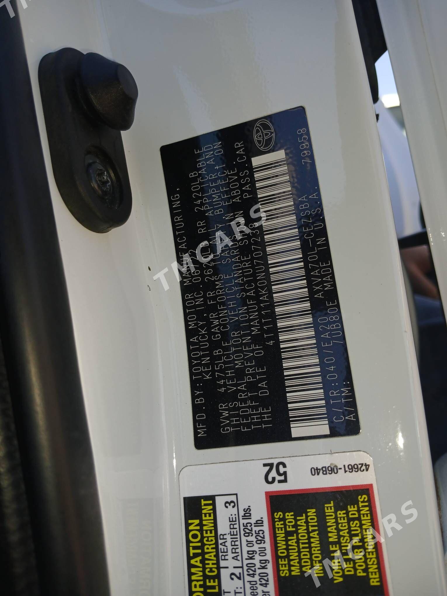 Toyota Camry 2022 - 390 000 TMT - Daşoguz - img 7