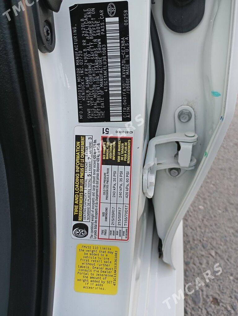 Toyota Camry 2020 - 320 000 TMT - Ашхабад - img 5