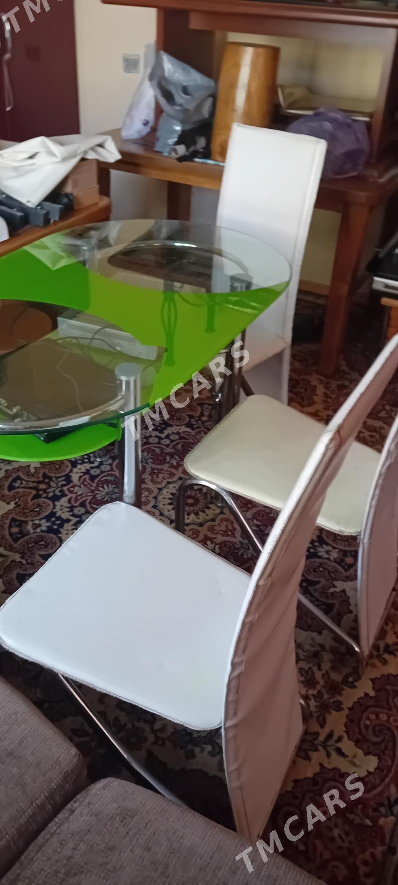 стол стеклянный кухеный - Aşgabat - img 2