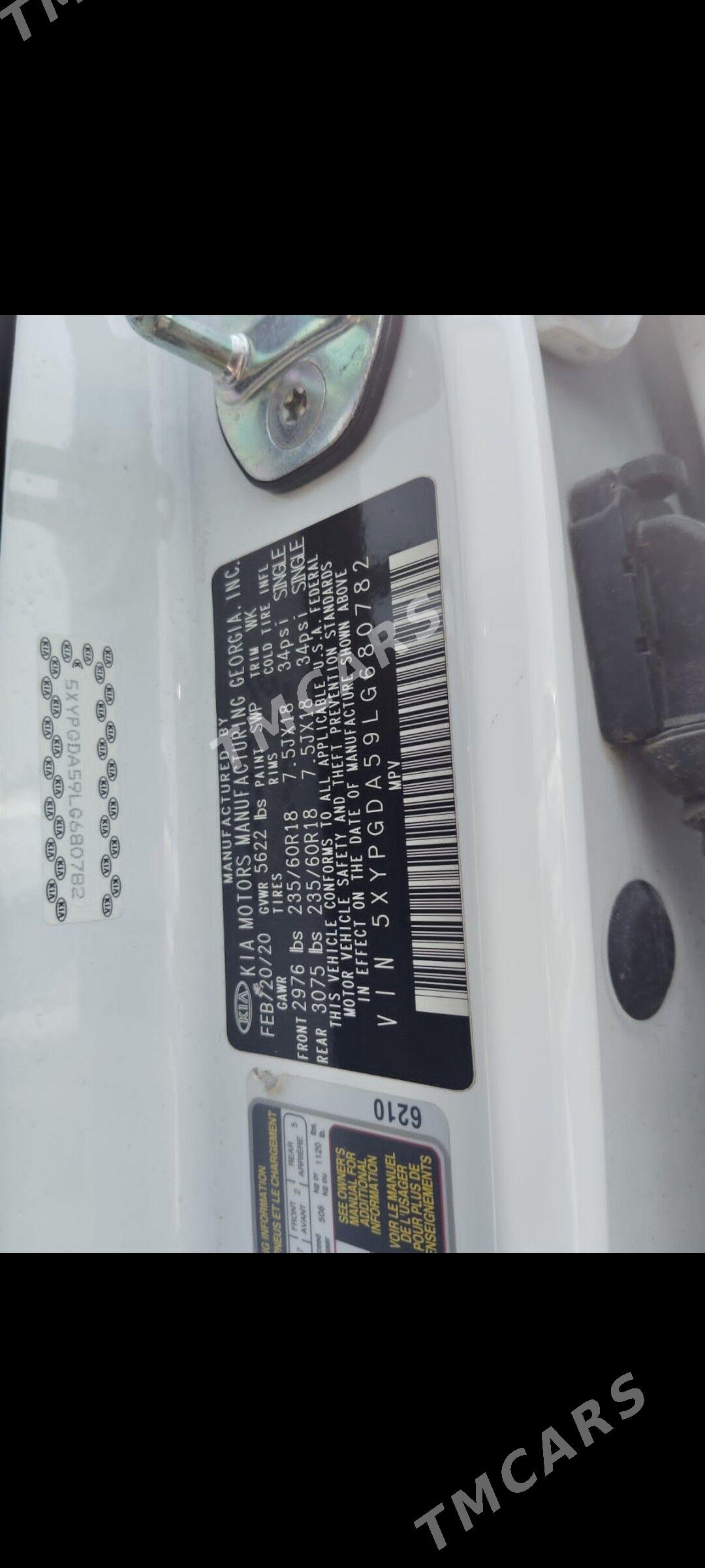 Kia Sorento 2020 - 297 500 TMT - Aşgabat - img 9