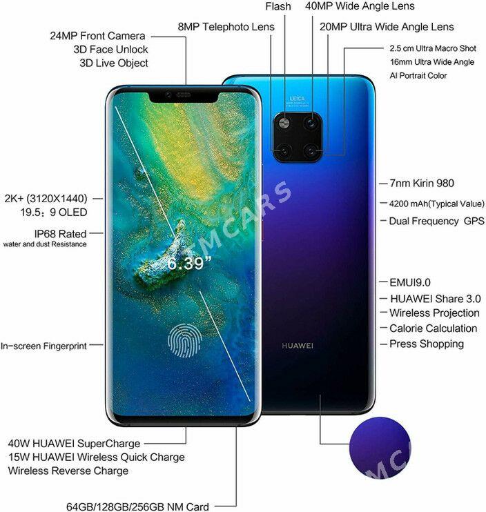 Huawei mate 20pro 6/128 - Дашогуз - img 3