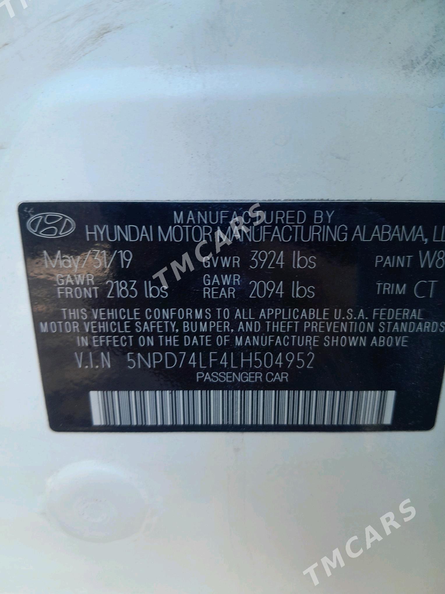 Hyundai Elantra 2019 - 190 000 TMT - Ашхабад - img 8