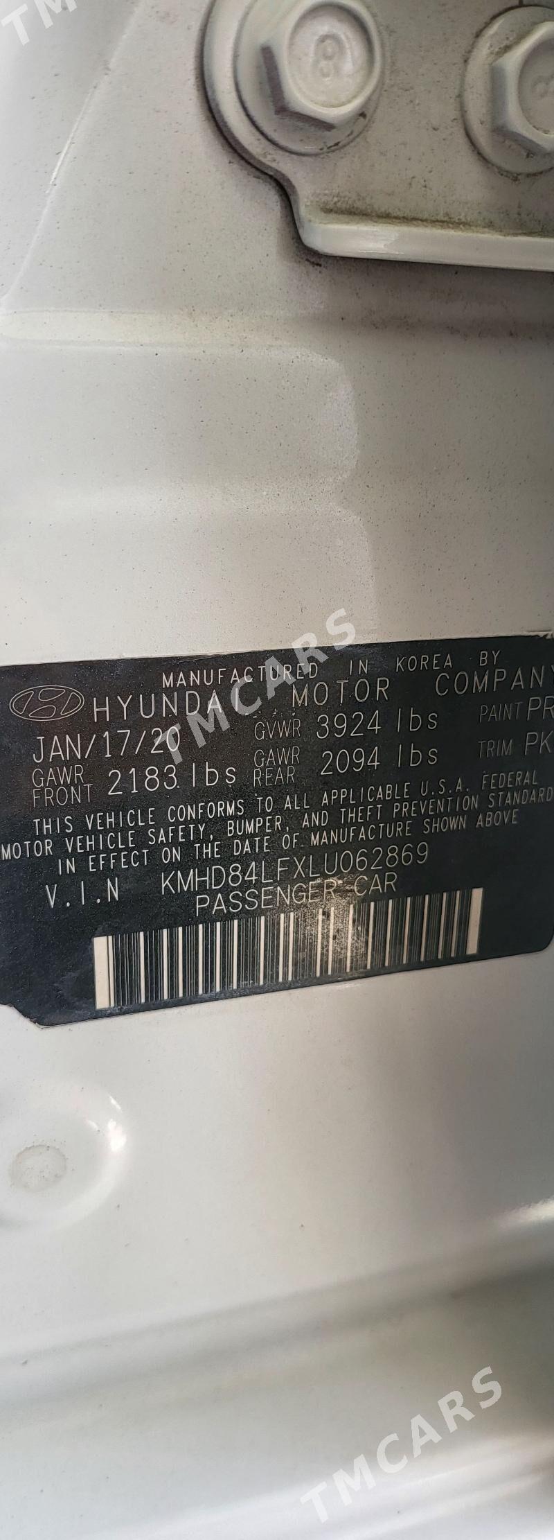 Hyundai Elantra 2020 - 230 000 TMT - Ашхабад - img 6