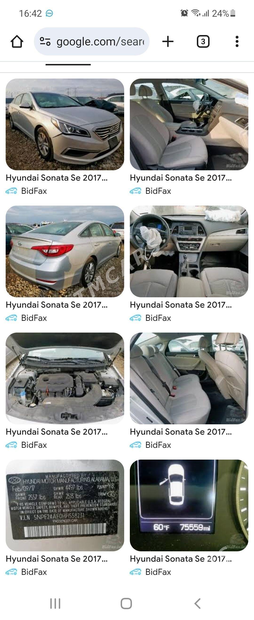 Hyundai Sonata 2017 - 220 000 TMT - Мары - img 2