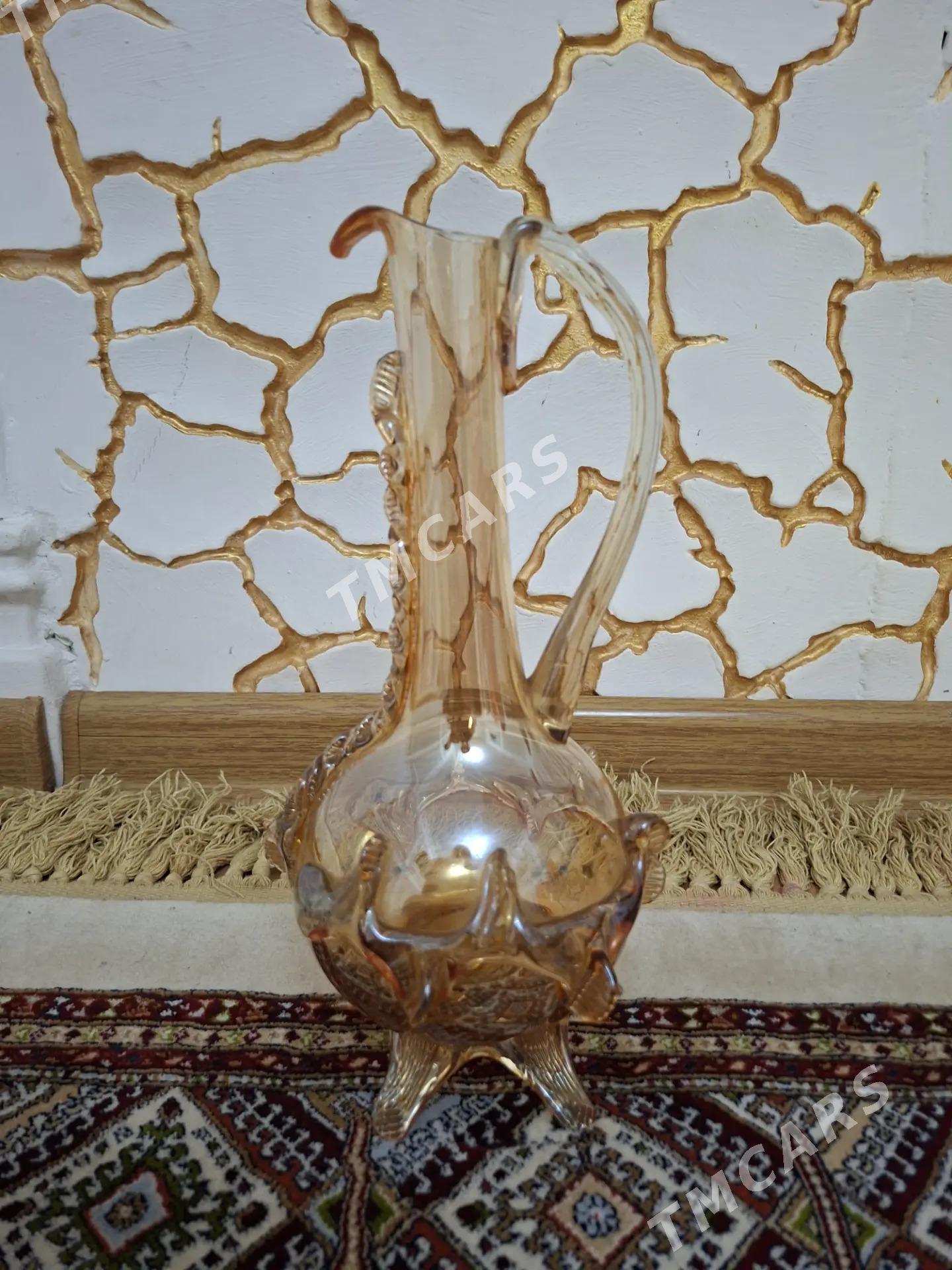 Кувшин  цветной стекло - Aşgabat - img 3