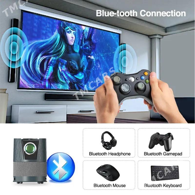 Мини проектор Caiwei A3+AB - идеальный кинотеатр - Ашхабад - img 4