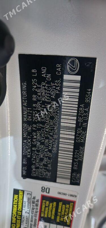 Lexus ES 350 2021 - 540 000 TMT - Mary - img 2