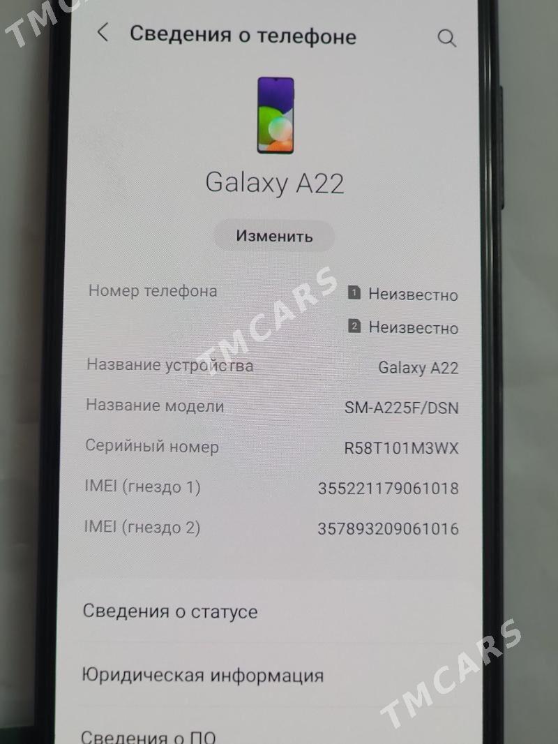 samsung A22 - Ашхабад - img 3