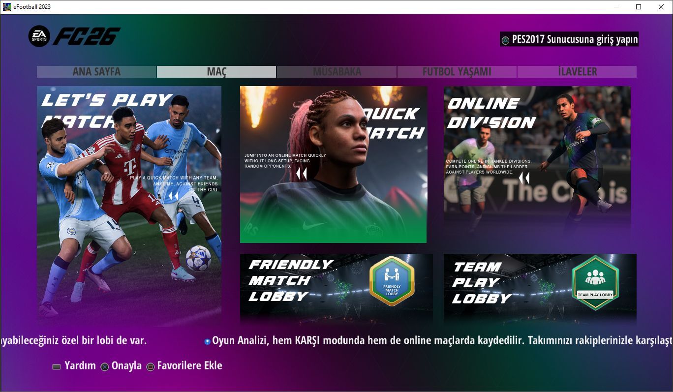 PES 17 Patch 2026 Turkce - Бузмеин - img 6