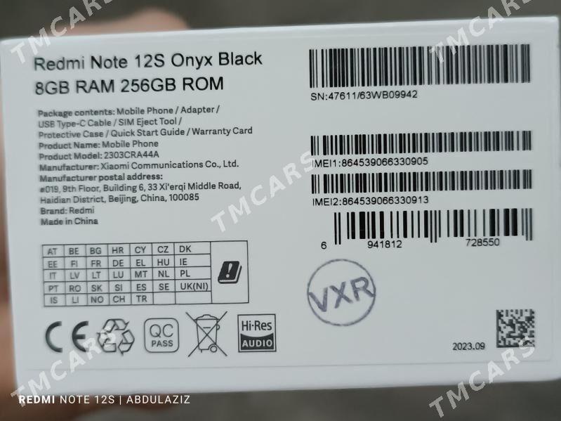 redmi not 12s - Ашхабад - img 6