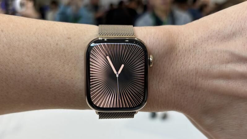 Apple Watch 10 Stainless Gold - Aşgabat - img 3