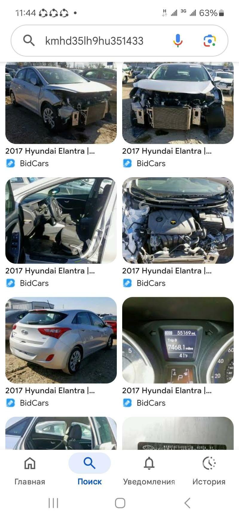 Hyundai Elantra 2016 - 165 000 TMT - ул. Подвойского (Битарап Туркменистан шаёлы) - img 9