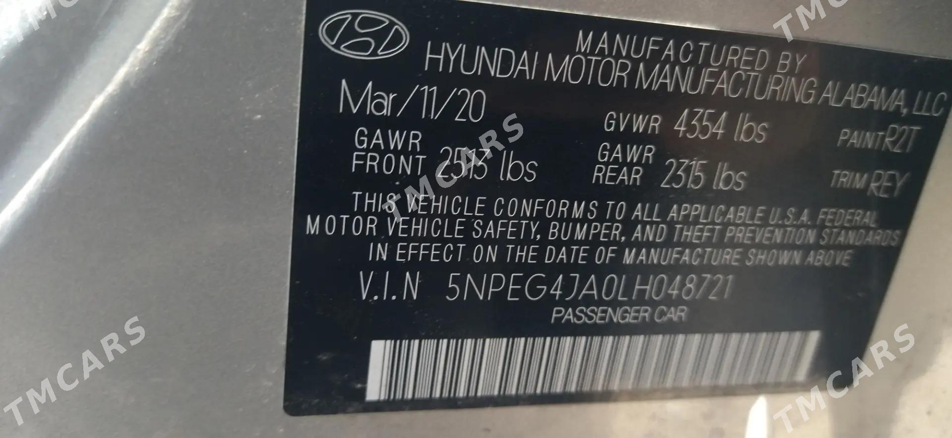 Hyundai Sonata 2020 - 240 000 TMT - Mary - img 8