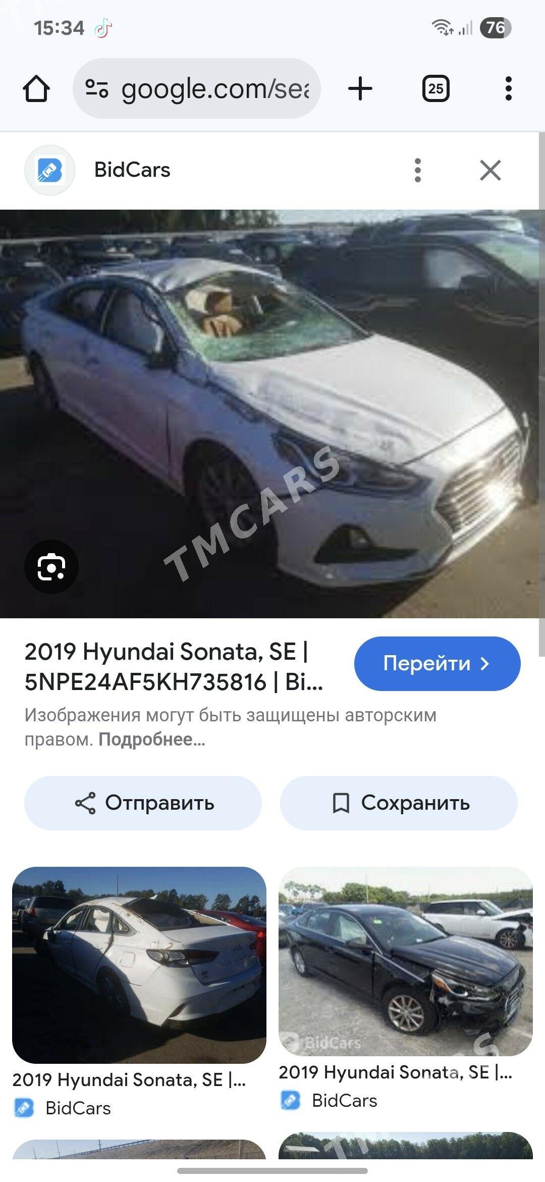 Hyundai Sonata 2019 - 174 000 TMT - Aşgabat - img 9