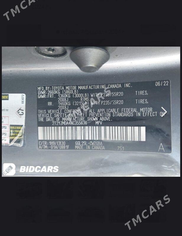Lexus RX 350 2022 - 505 000 TMT - Ашхабад - img 6