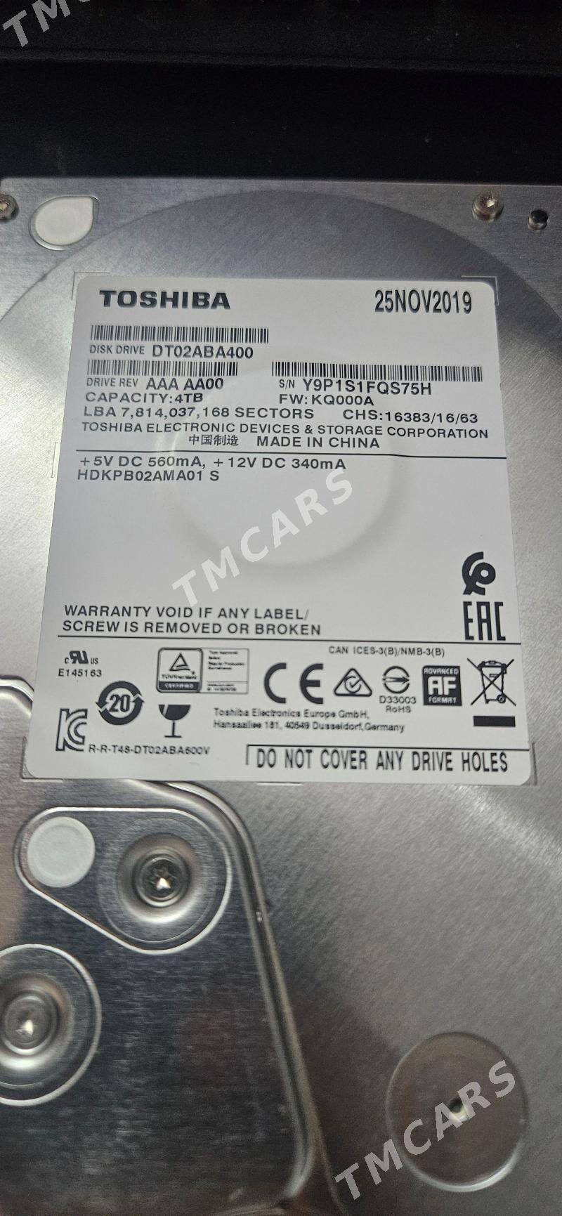 hdd 4tb Toshiba - Aşgabat - img 2