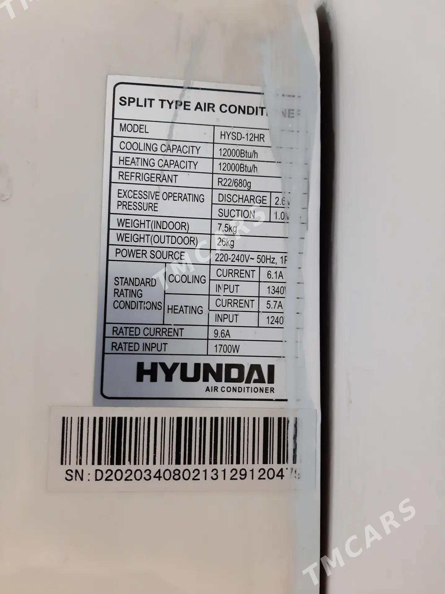 Кондиционер HYUNDAI - Ашхабад - img 3