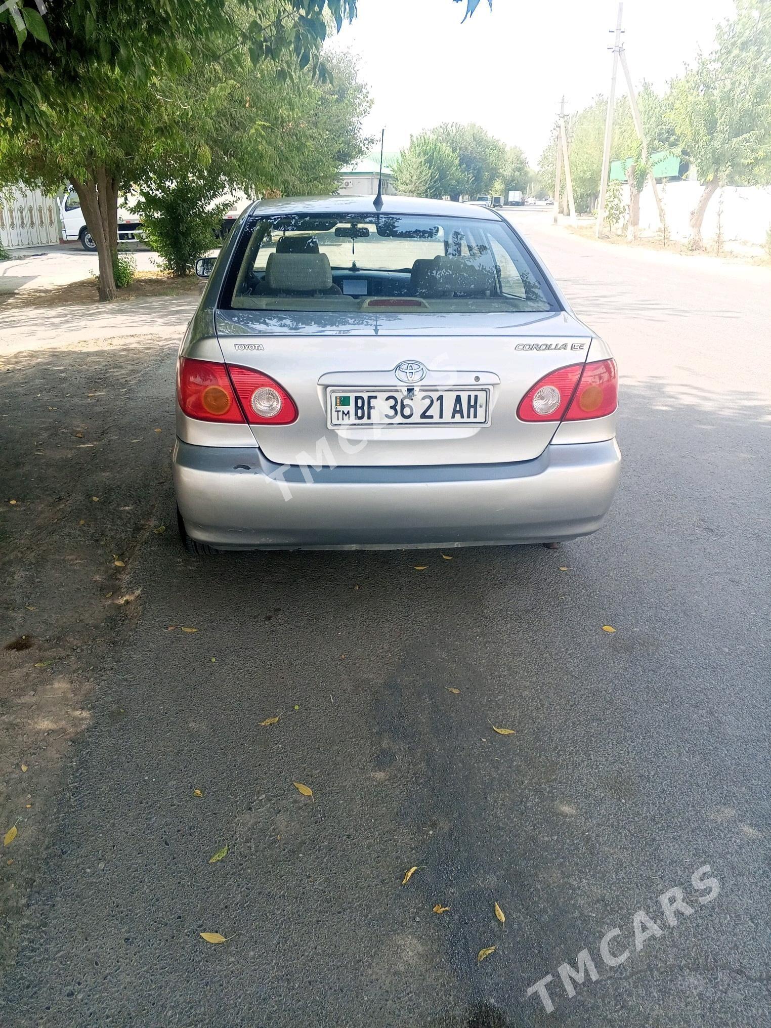 Toyota Corolla 2003 - 120 000 TMT - Бабадайхан - img 4