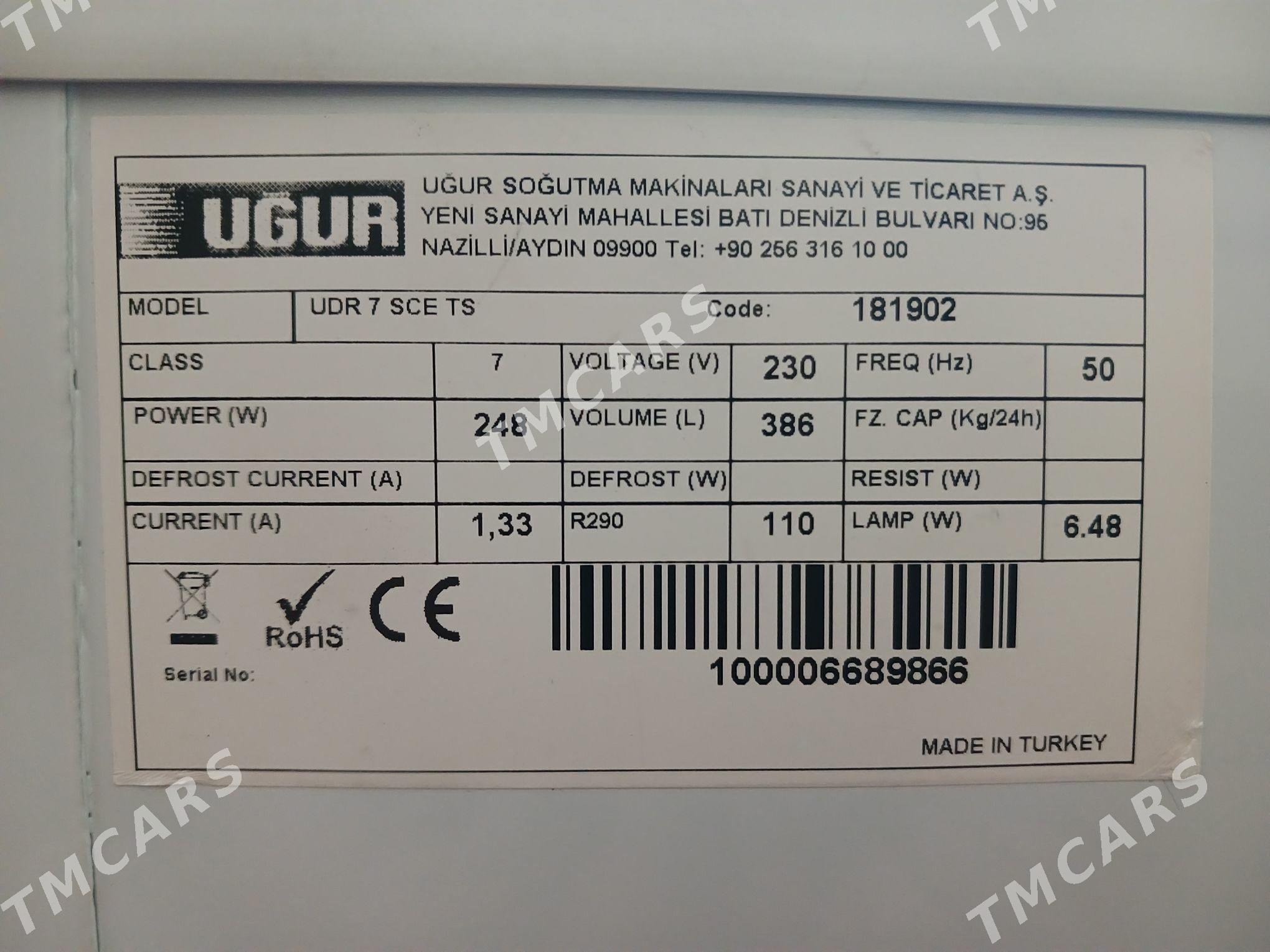 Ugur  witrina  Morozilnik - Ашхабад - img 6