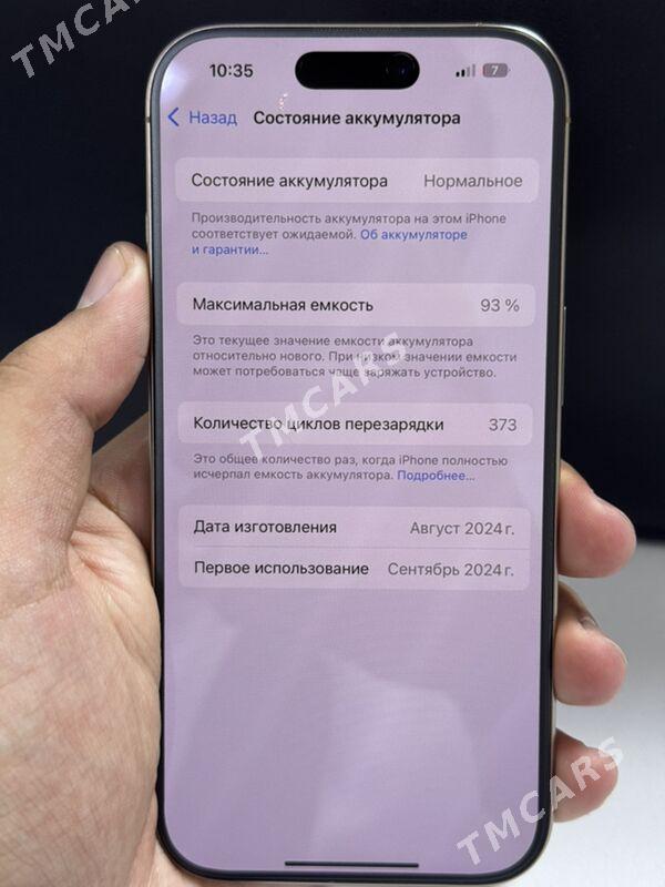 iPhone 16 Pro 256Gb - Türkmenabat - img 2