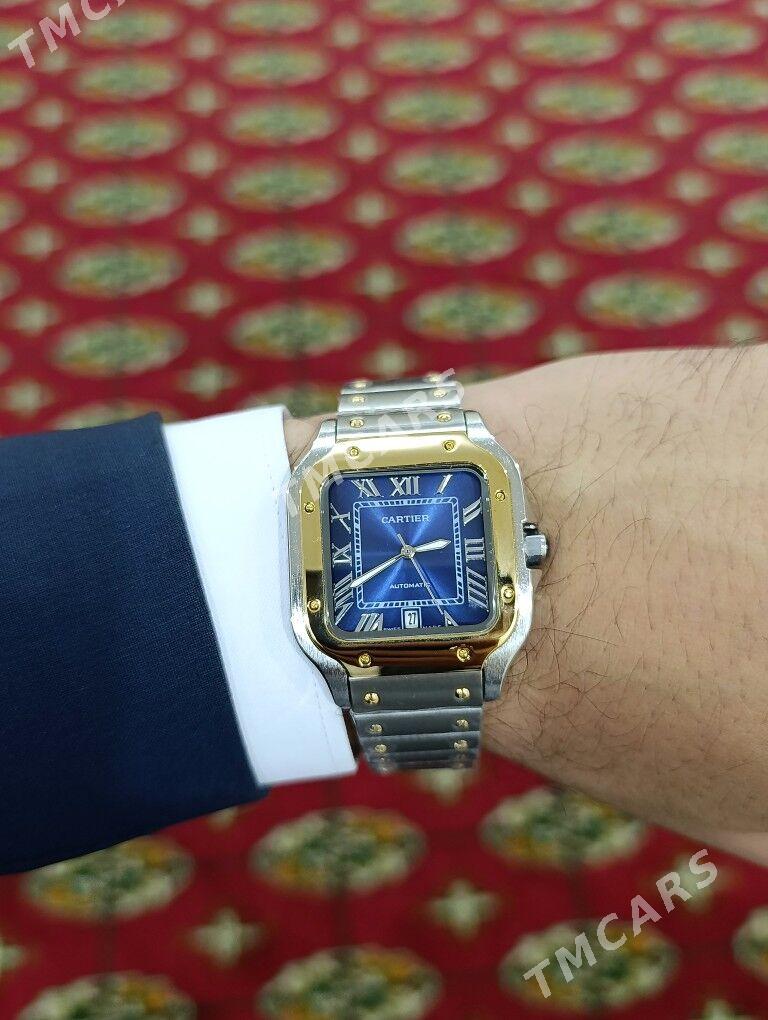 sagat/часы Cartier Santos lux - Ашхабад - img 2